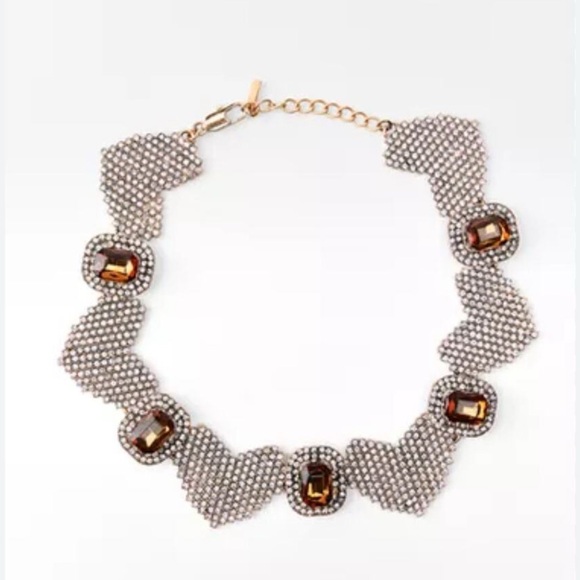 Nwt- zara- rhinestone heart earrings (matching necklace available) - Picture 5 of 5